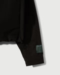 Laminated Nylon Work Jacket in Black