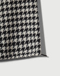 Houndstooth Patch Pocket Belted Trouser in Navy & White