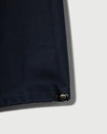 Cotton Twill Patch Pocket Belted Trouser in Navy