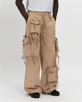 Corduroy Modular Pocket Cargo Pant in Khaki