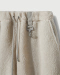 Sherpa Fleece Wide Leg Short in Cream