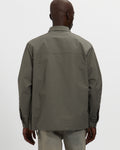 Cotton Ripstop Pullover Cargo Shirt in Sage
