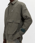 Cotton Ripstop Pullover Cargo Shirt in Sage