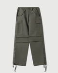 Cotton Ripstop Wide Leg Cargo Pant in Sage