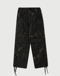 Cotton Ripstop Wide Leg Cargo Pant in Camo