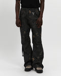 Cotton Ripstop Wide Leg Cargo Pant in Camo