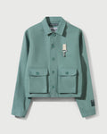 RCI Reserve: Cargo Jacket in Green Cotton Canvas