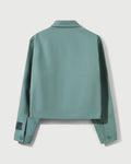 RCI Reserve: Cargo Jacket in Green Cotton Canvas