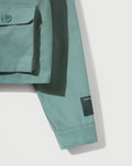 RCI Reserve: Cargo Jacket in Green Cotton Canvas