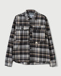 RCI Reserve: Cargo Shirt in Black Plaid Cotton Flannel