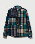 RCI Reserve: Cargo Shirt in Navy Park Plaid Cotton Flannel