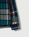 RCI Reserve: Cargo Shirt in Navy Park Plaid Cotton Flannel