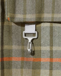 RCI Reserve: Cargo Shirt in Khaki Park Plaid Cotton Flannel