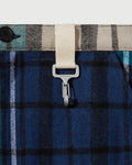 RCI Reserve: Cargo Short in Navy Park Plaid Cotton Flannel
