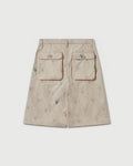 RCI Reserve: Cargo Short in Tan Deer Cotton Jacquard