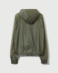 RCI Reserve: Hooded Jacket in Green Nylon Ripstop