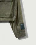 RCI Reserve: Hooded Jacket in Green Nylon Ripstop