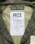 RCI Reserve: Hooded Jacket in Green Nylon Ripstop