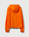 RCI Reserve: Hooded Jacket in Orange Nylon Twill
