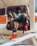 RCI x UGG Classic Mini in Mandarin Red