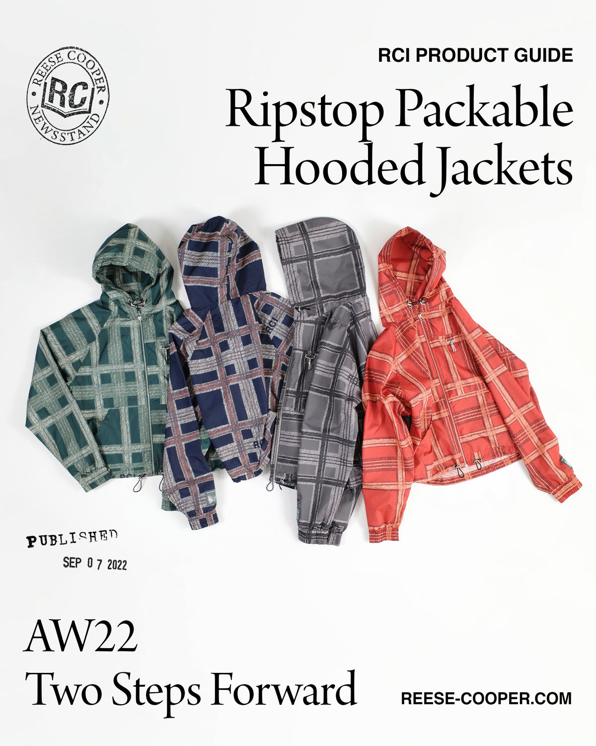 Product Guide: Ripstop Packable Hooded Jackets