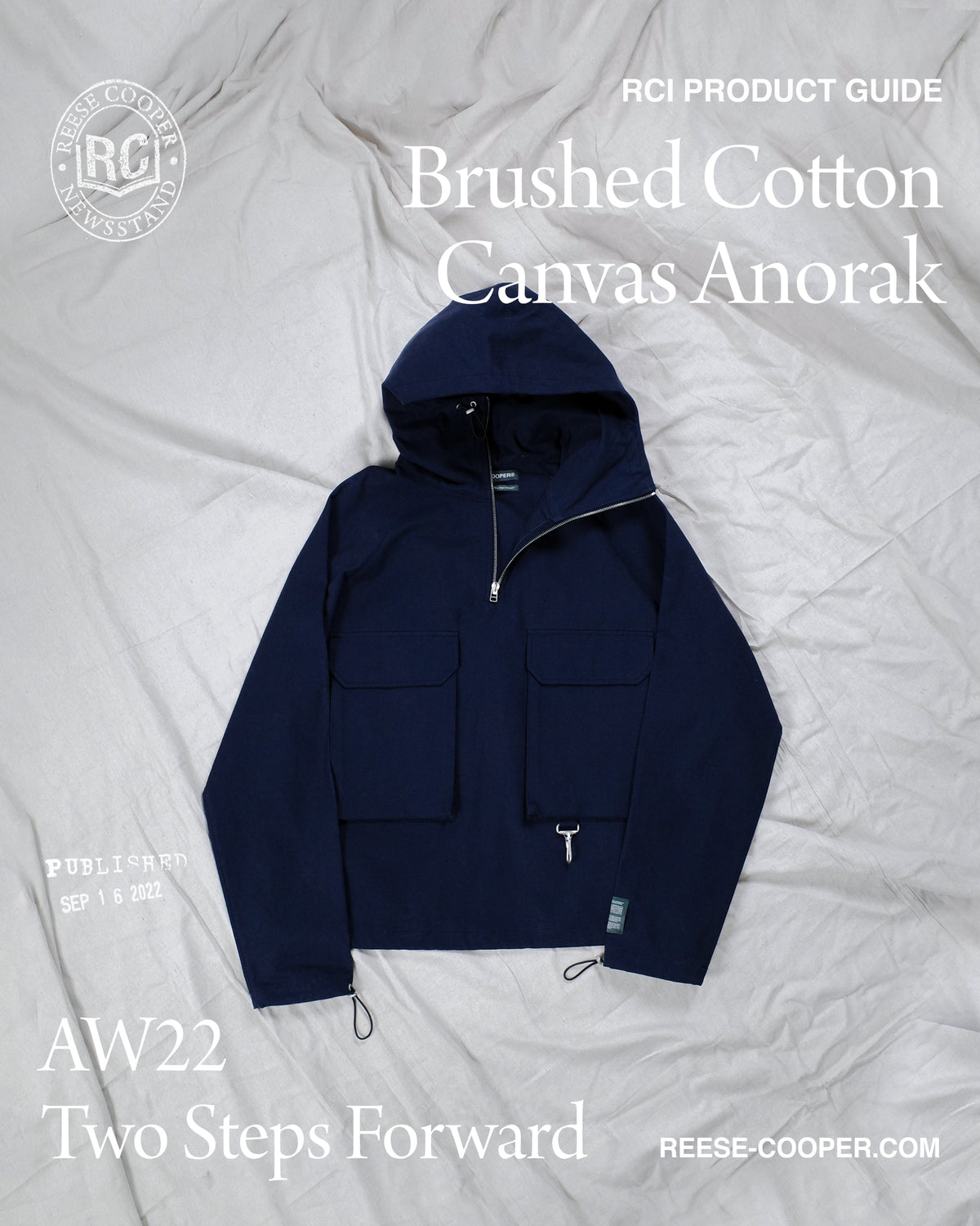 Product Guide: Brushed Cotton Canvas Anorak