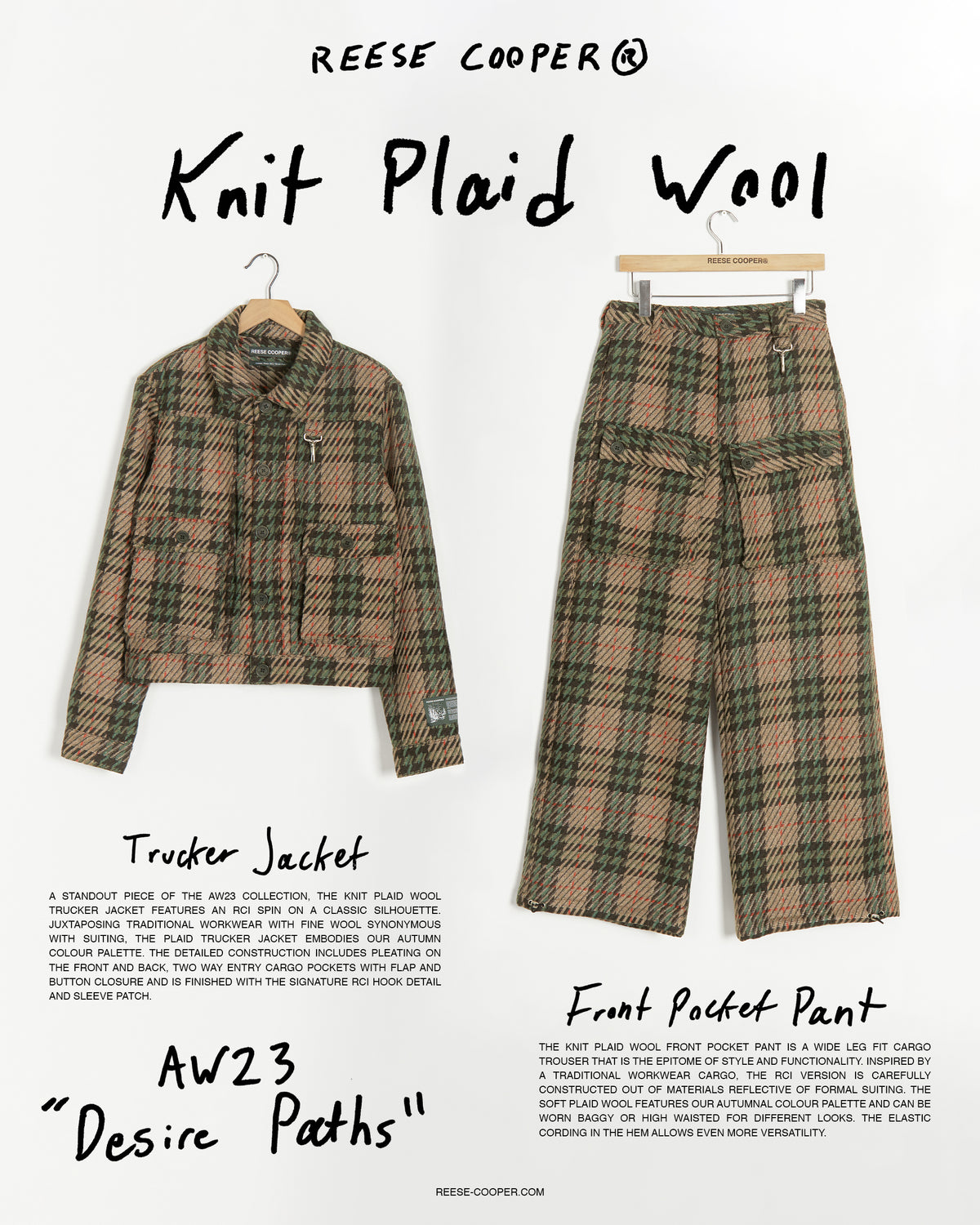 Product Guide: Knit Plaid Wool Set – REESE COOPER®