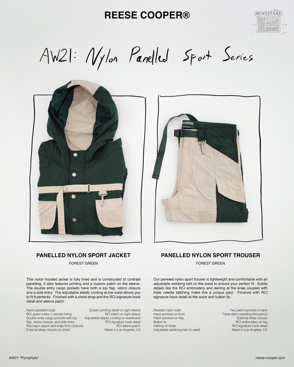 The Panelled Nylon Series