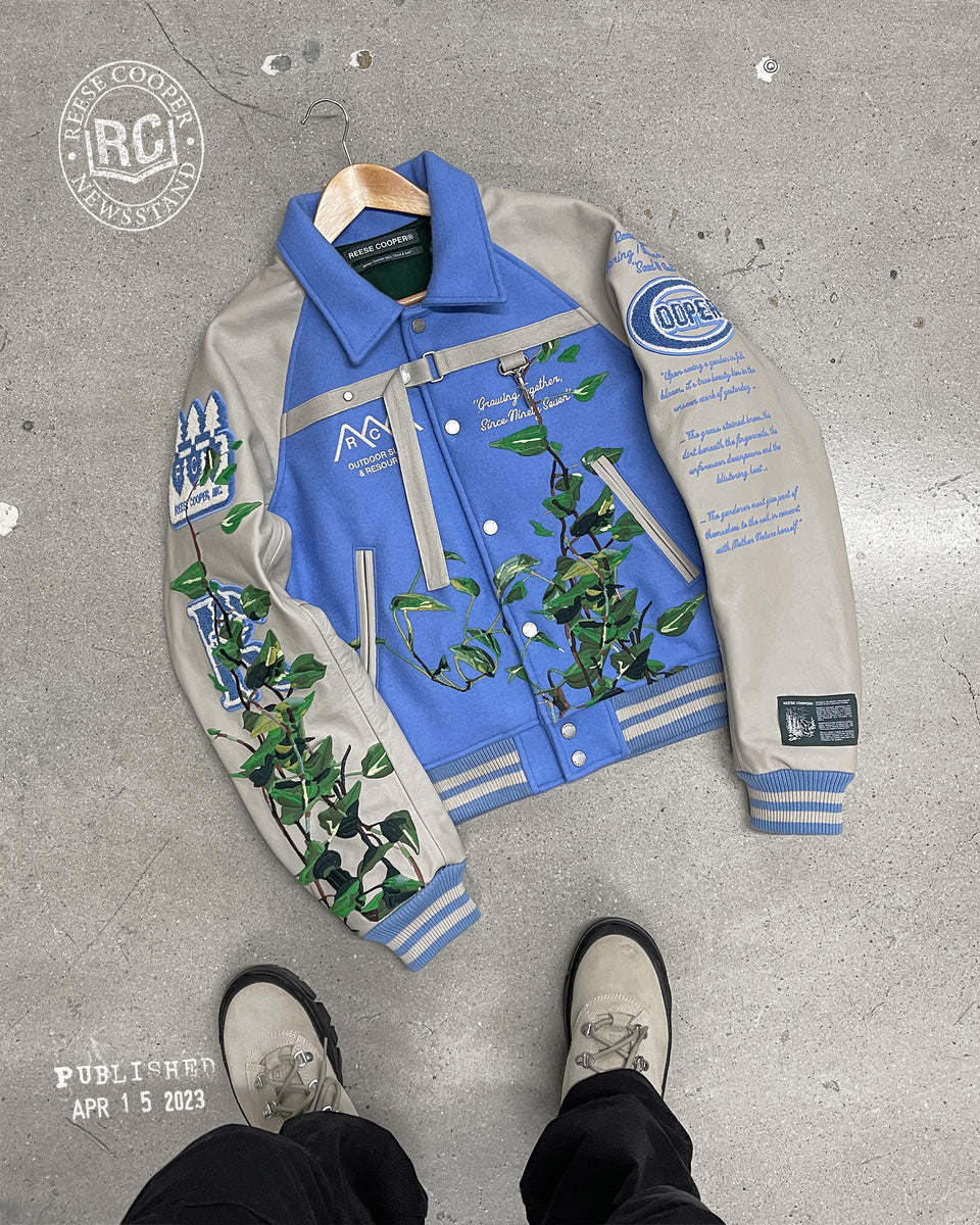 Upcoming Release: Embroidered Vines Varsity Jacket