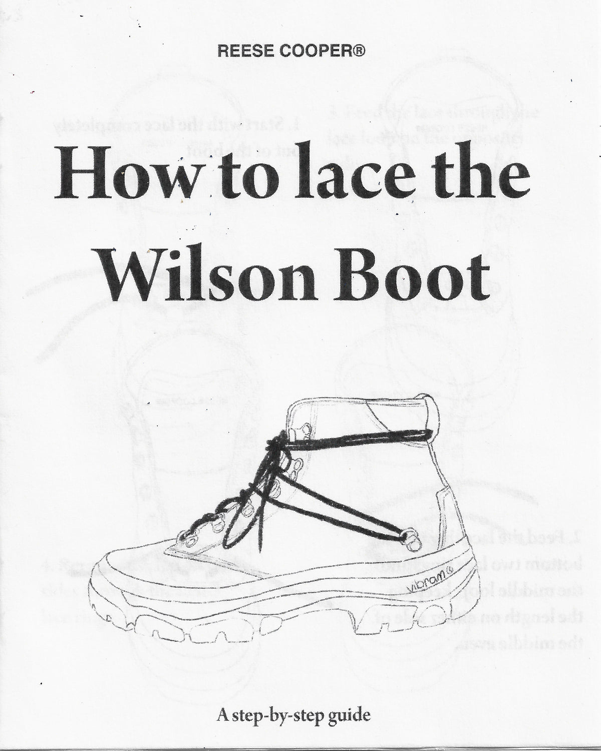 How to Lace the Wilson Boot (The RCI Way)