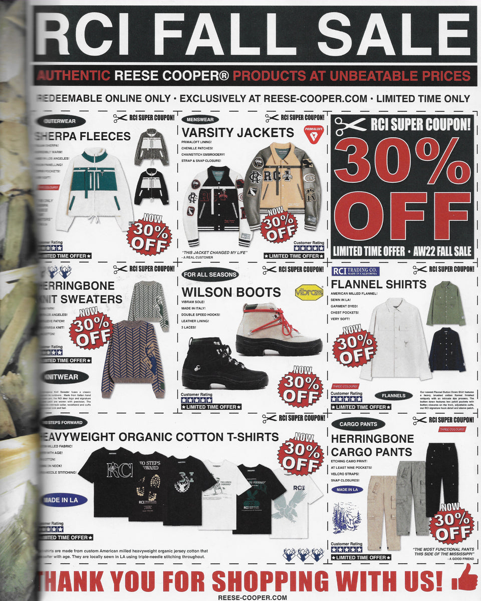 30% Off RCI Sale