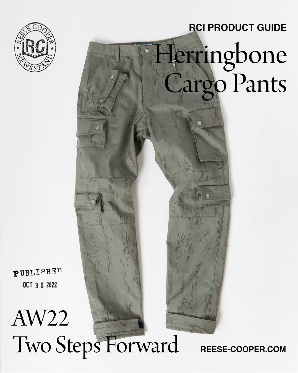 Product Guide: Herringbone Cargo Pants