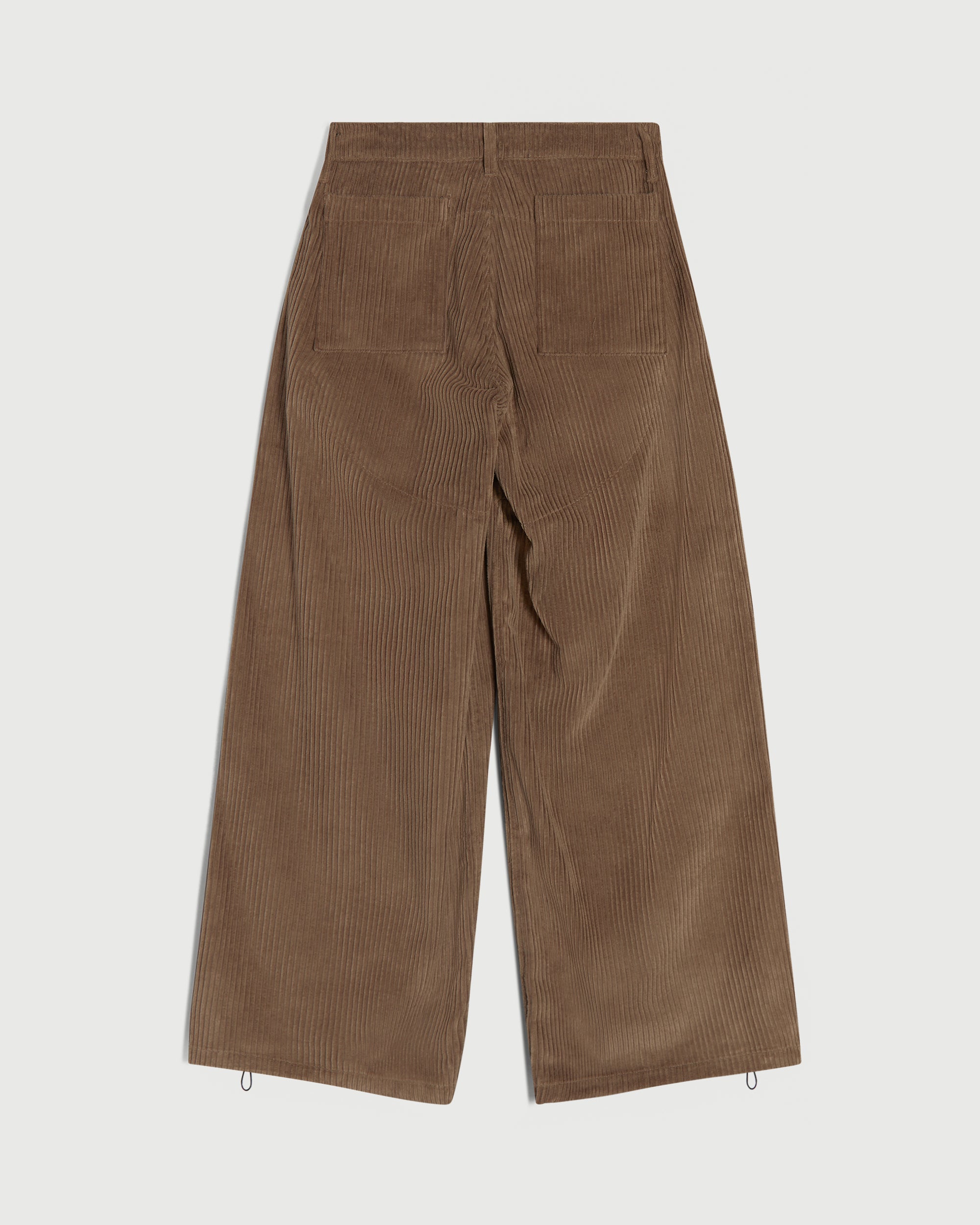 Corduroy Front Pocket Pant in Brown