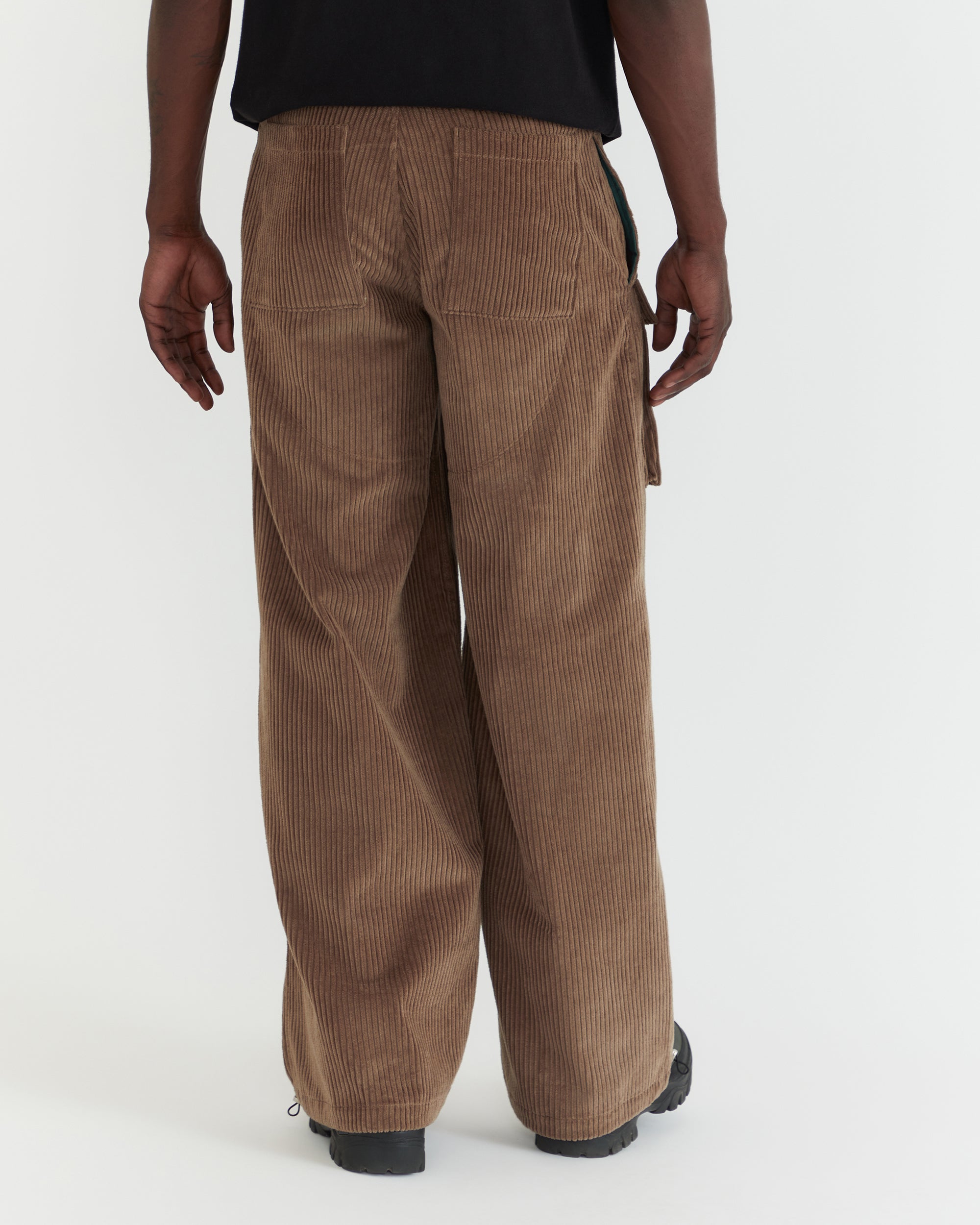 MEN - Corduroy Front Pocket Pant - Brown - 3