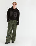 Men - Corduroy Front Pocket Pant - Green - 1