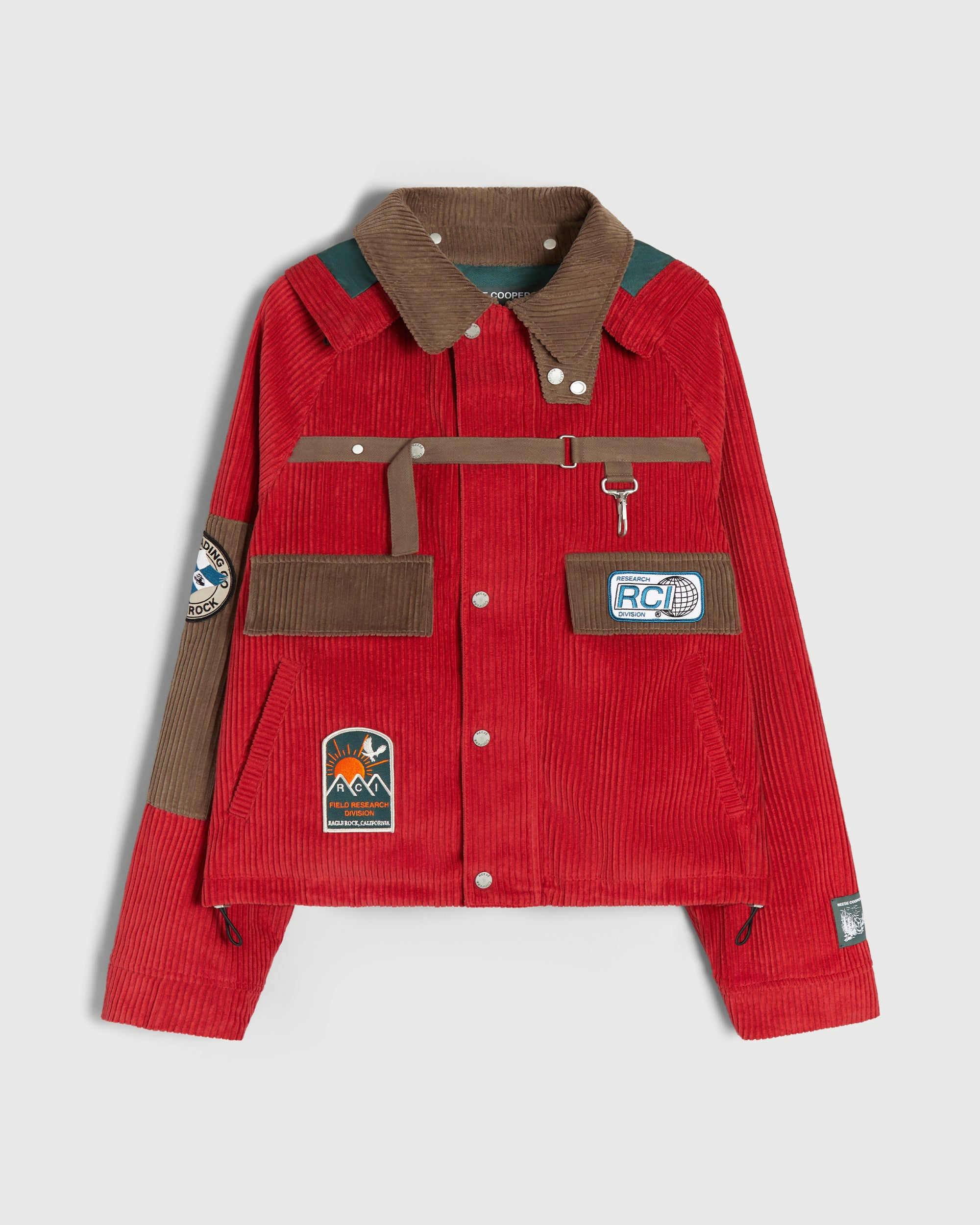Corduroy Hunting Jacket in Red