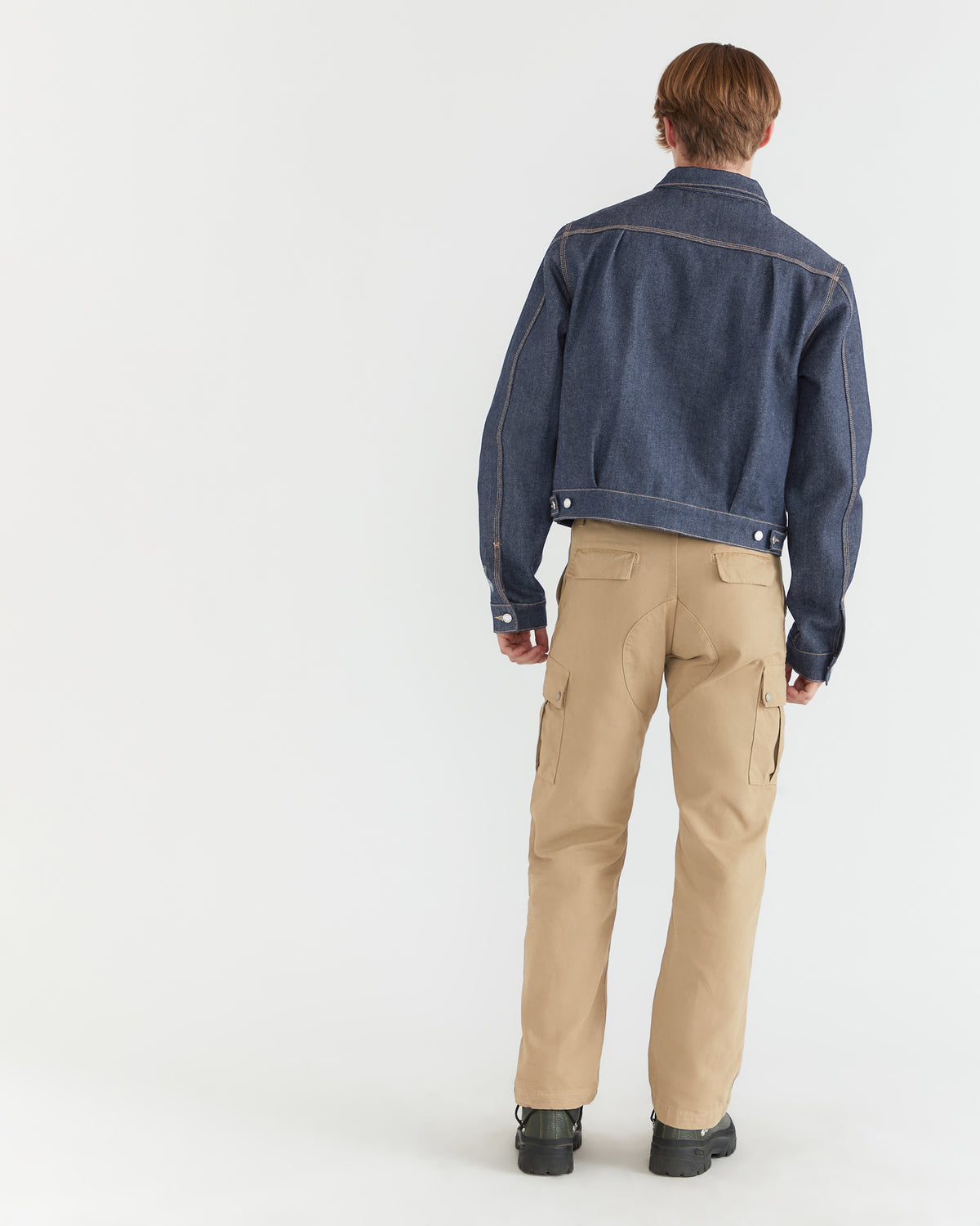 Men - Garment Dyed Cargo Pant - Khaki - 1