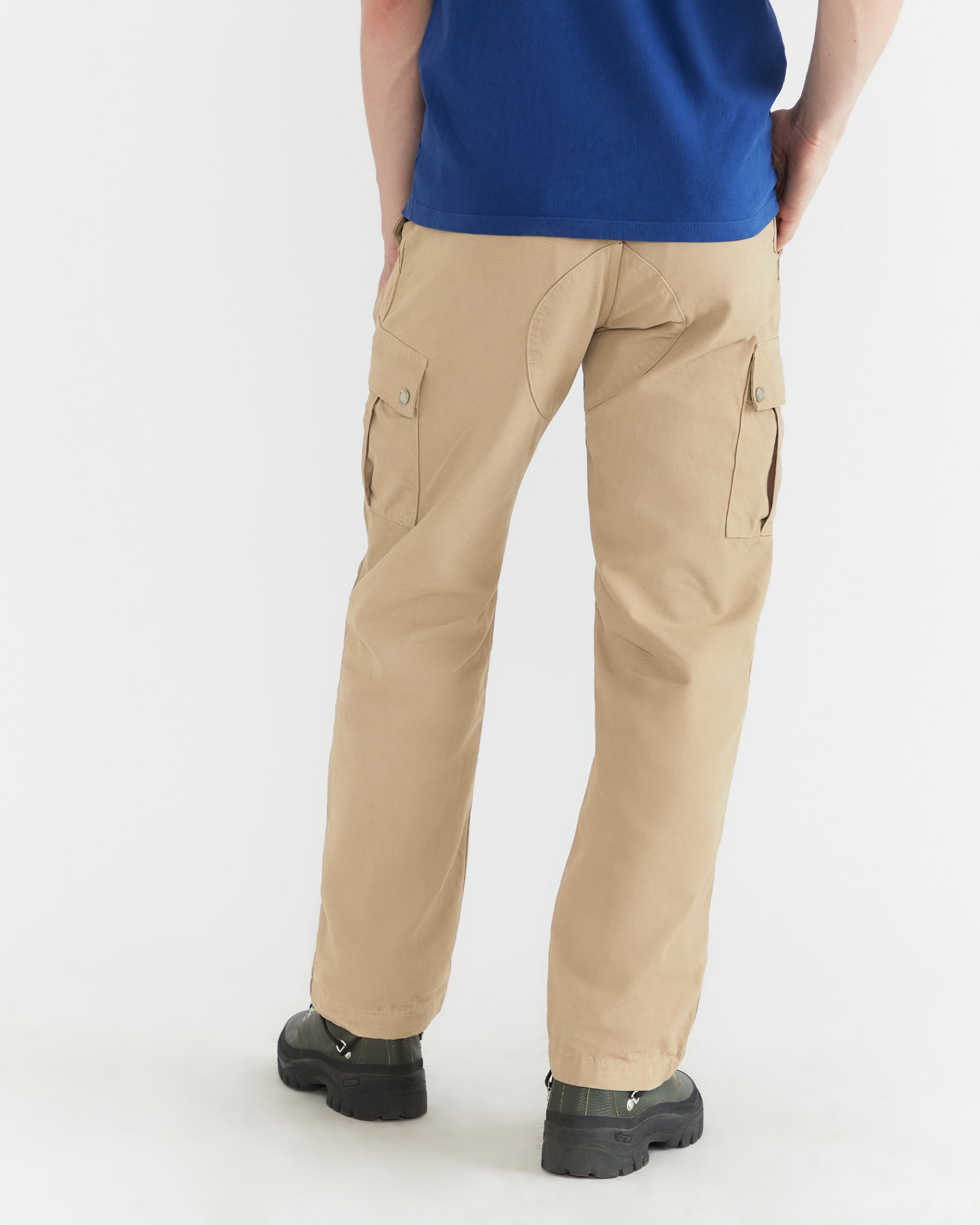 Men - Garment Dyed Cargo Pant - Khaki - 3