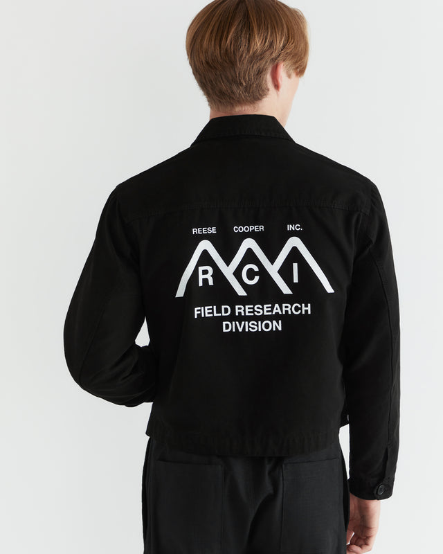 Men - Research Division Garment Dyed Work Jacket - Black - 3
