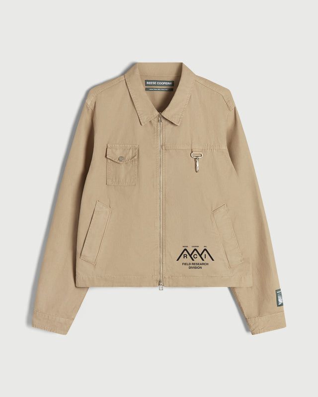 Research Division Garment Dyed Work Jacket in Khaki