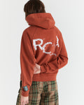 Women - Desire Paths Hooded Sweatshirt - Burnt Orange - 2