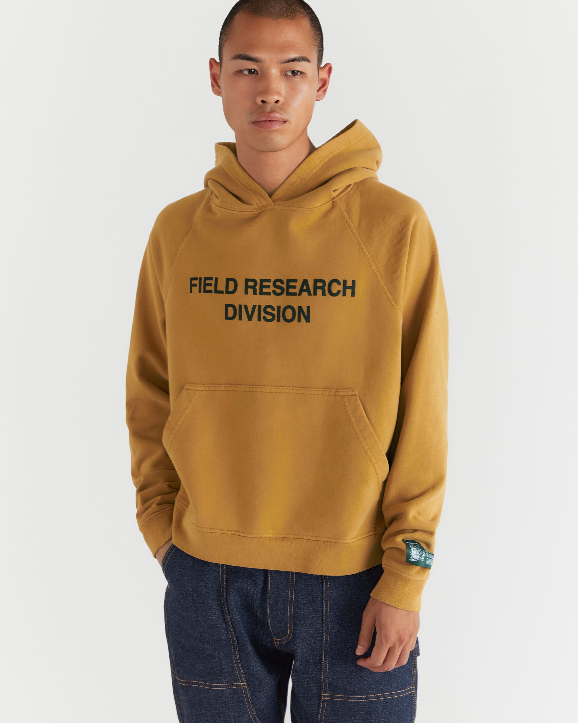 Men - Field Research Division Hooded Sweatshirt - Yellow - 2