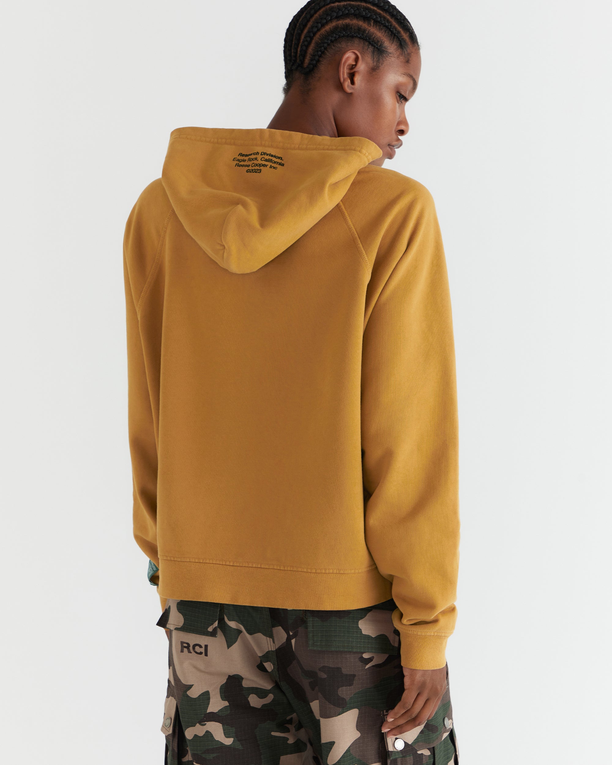 Women - Field Research Division Hooded Sweatshirt - Yellow - 3
