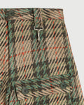 Knit Plaid Wool Front Pocket Pant
