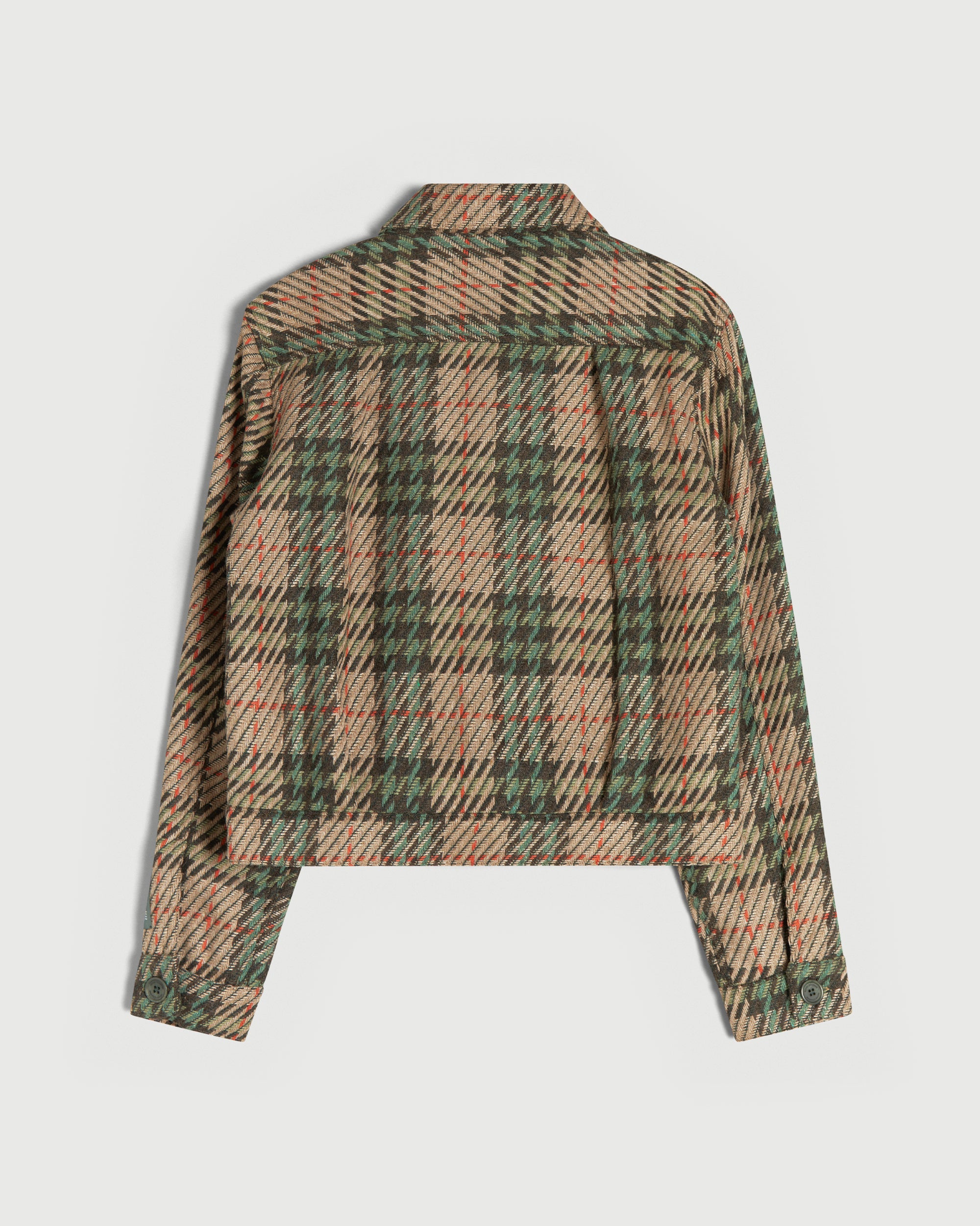 Knit Plaid Wool Trucker Jacket – REESE COOPER®