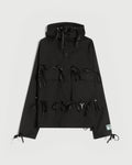 Modular Pocket Cotton Ripstop Anorak in Black