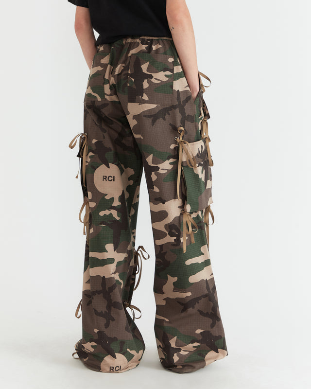 Women - Modular Pocket Cotton Ripstop Cargo Pant - Camo - 3