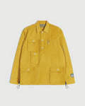 Nylon Cargo Pullover Shirt in Yellow