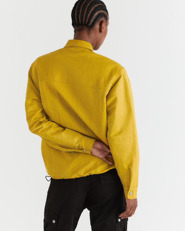 Women - Nylon Cargo Pullover Shirt - Yellow - 3