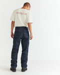 Men - Raw Denim Double Knee Pant - Indigo - 1